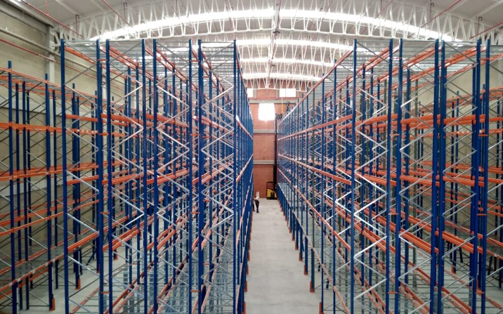 Estantería doble profundidad